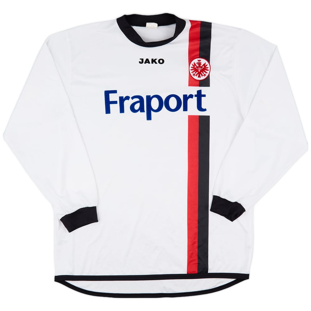 2005-06 Eintracht Frankfurt Away L/S Shirt - 7/10 - (XXL)