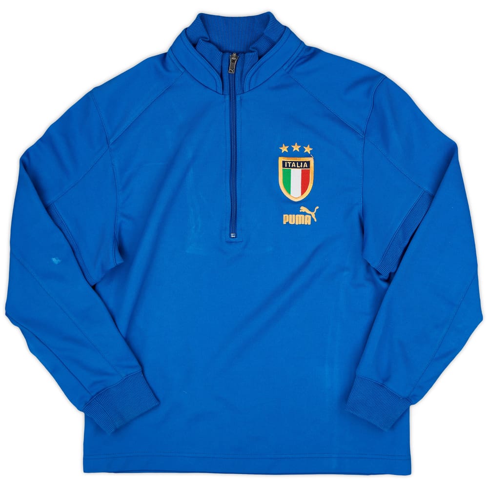 2004-06 Italy Puma 1/4 Zip Drill Top - 6/10 - (XL.Boys)
