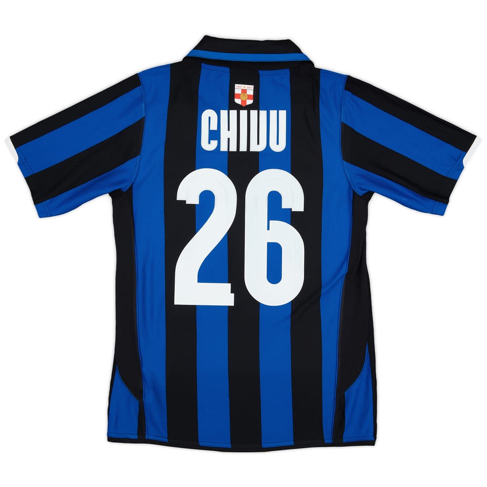 2007-08 Inter Milan Centenary Home Shirt Chivu #26 - 9/10 - (S)