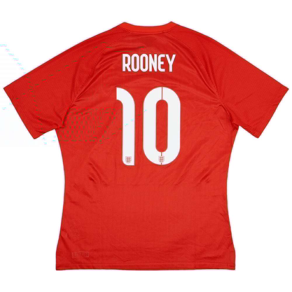 2014-15 England Authentic Away Shirt Rooney #10 (XL)