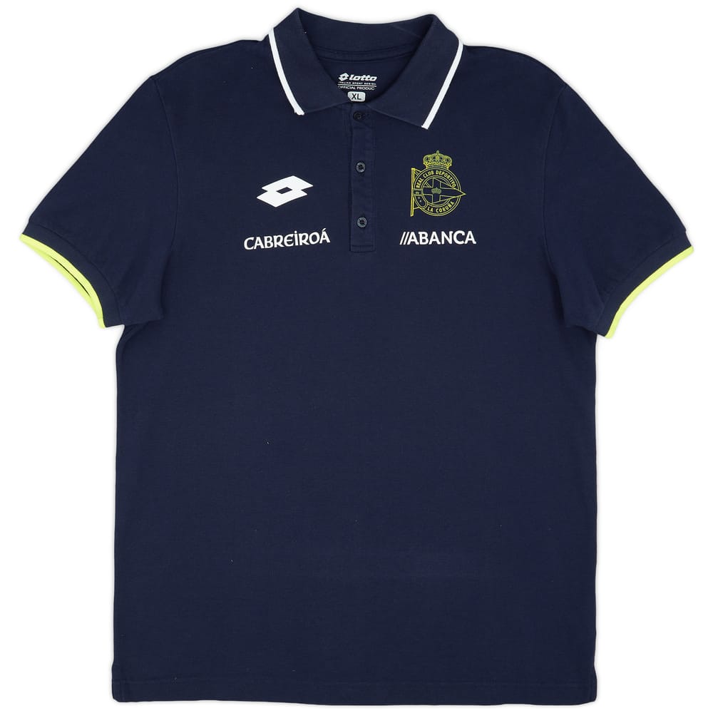 2015-16 Deportivo de La Coruna Lotto Polo T-Shirt - As New - (XL)