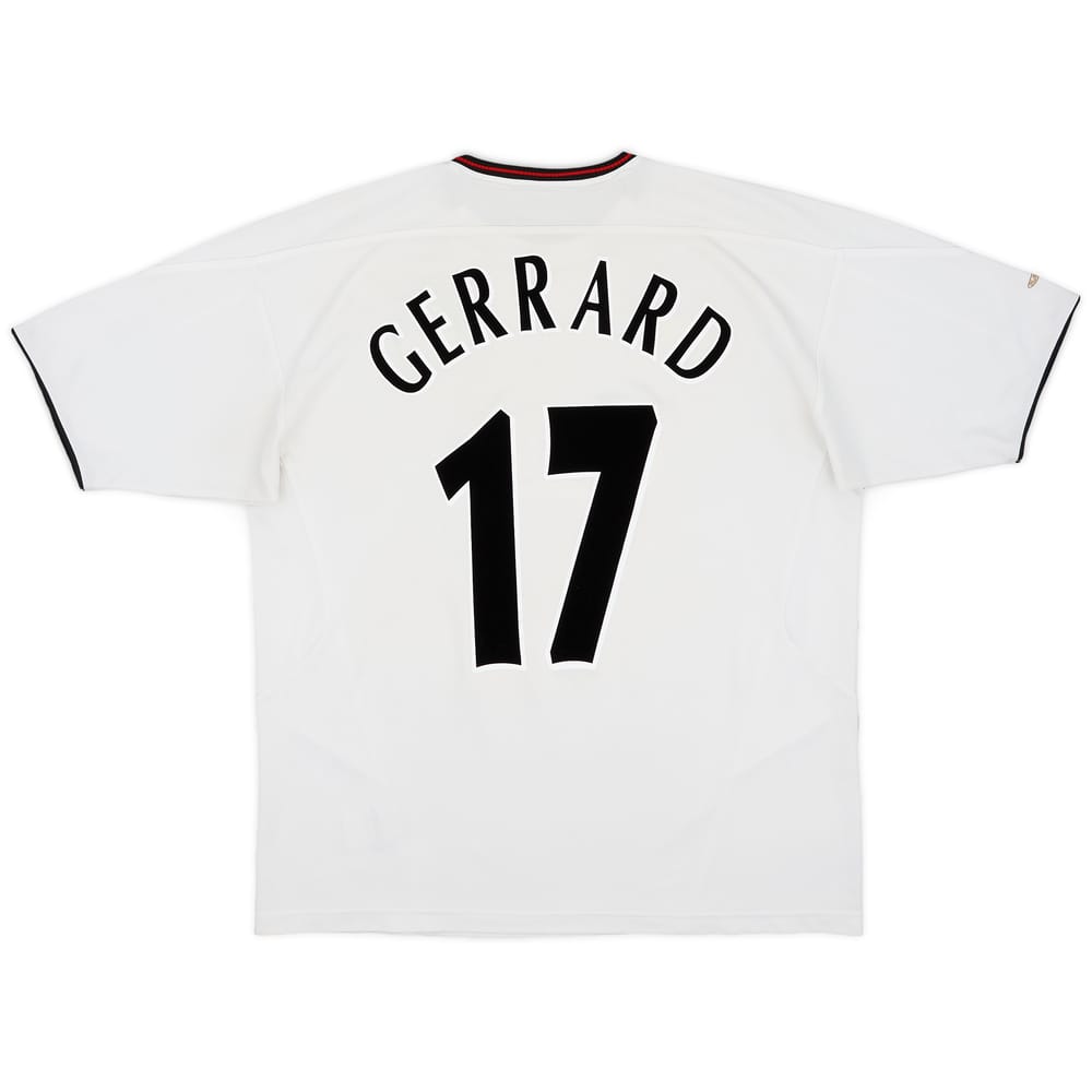 2003-04 Liverpool Away Shirt Gerrard #17 - 7/10 - (XL)