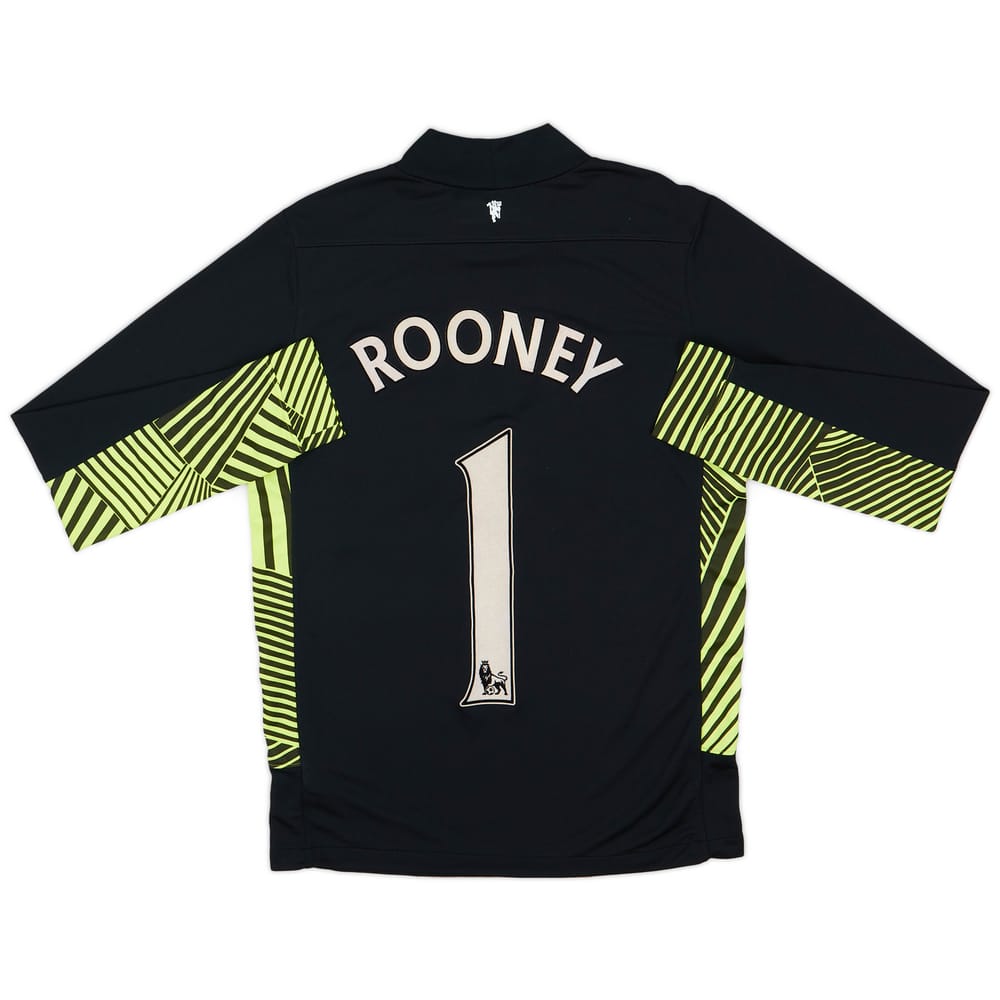 2011-12 Manchester United GK Away Shirt Rooney #1 - 7/10 - (XL.Boys)