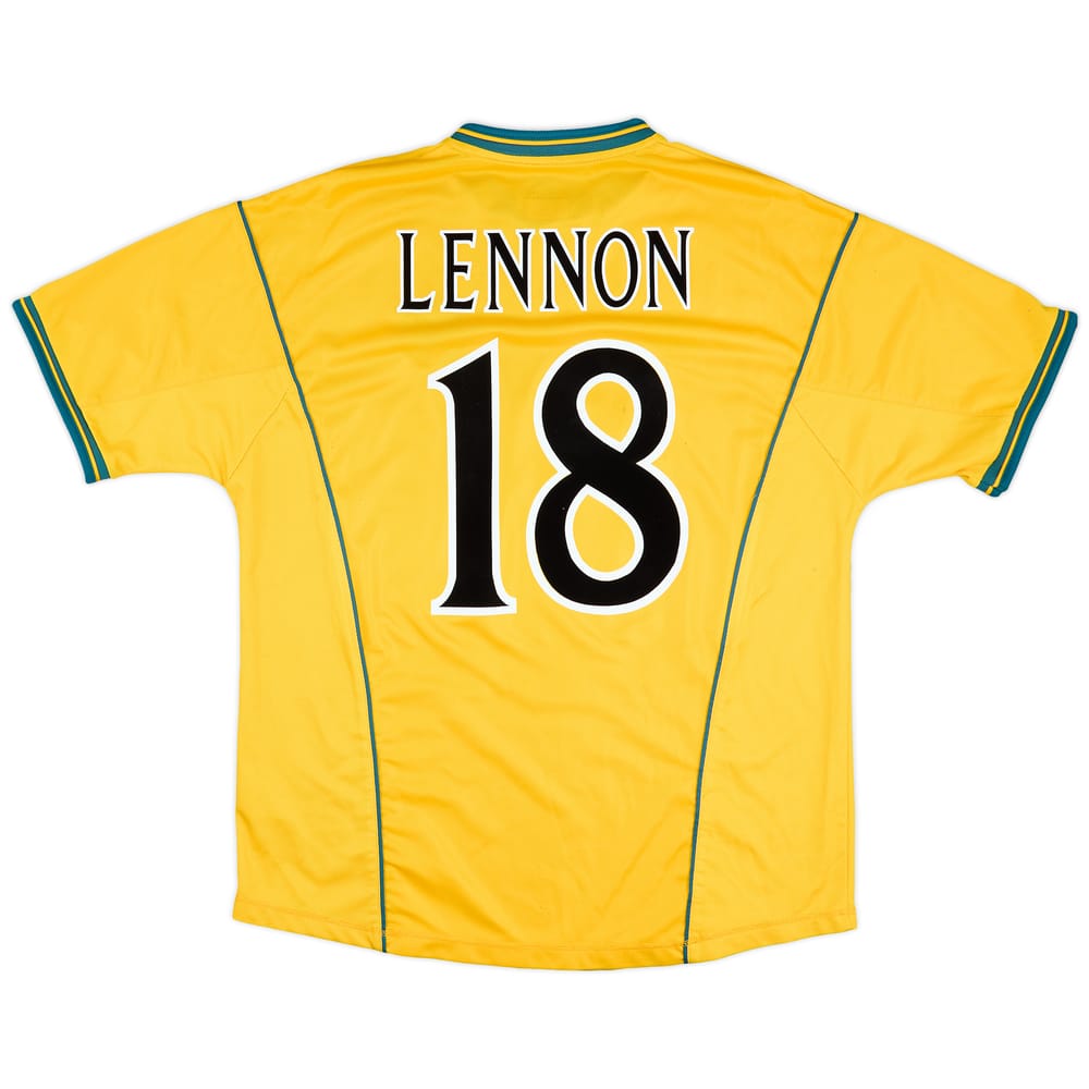2000-02 Celtic Away Shirt Lennon #18 - 6/10 - (XL)