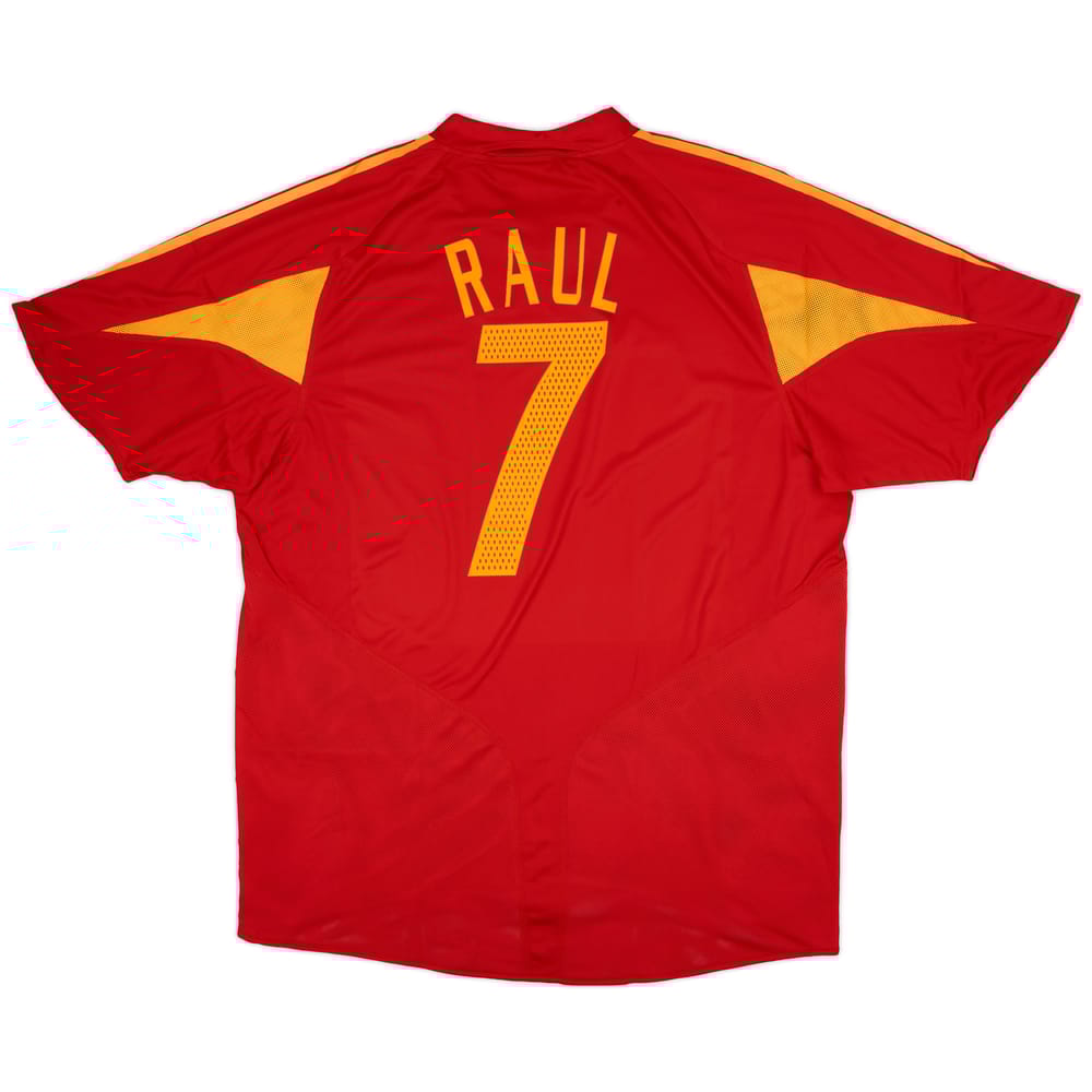 2004-06 Spain Home Shirt Raul #7 (XL)
