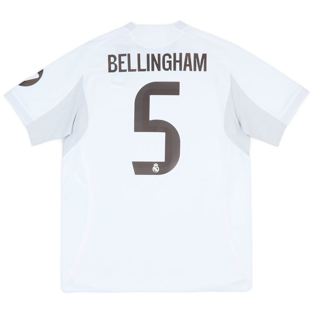 2025-26 Real Madrid Authentic Home Shirt Bellingham #5
