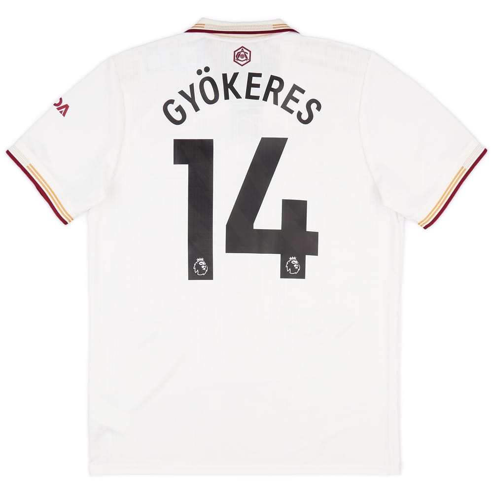 2025-26 Arsenal Authentic Third Shirt Gyokeres #14