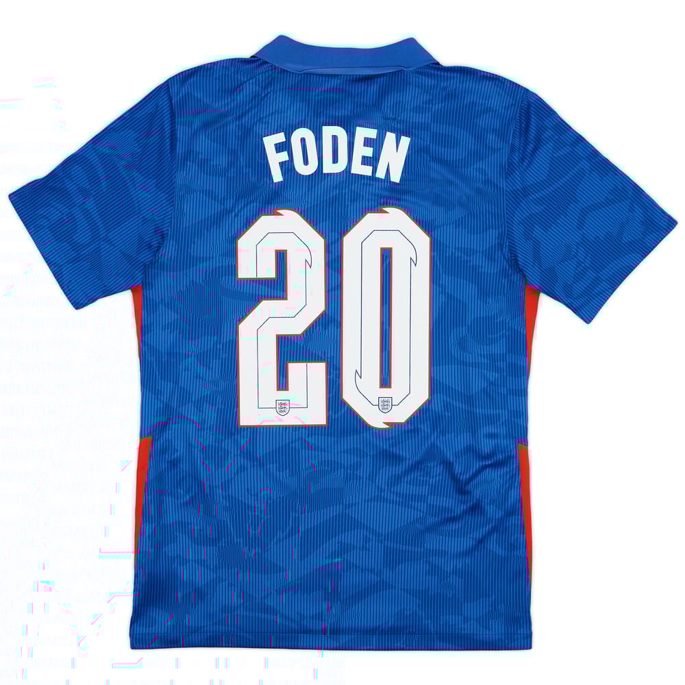 2020-21 England Away Shirt Foden #20