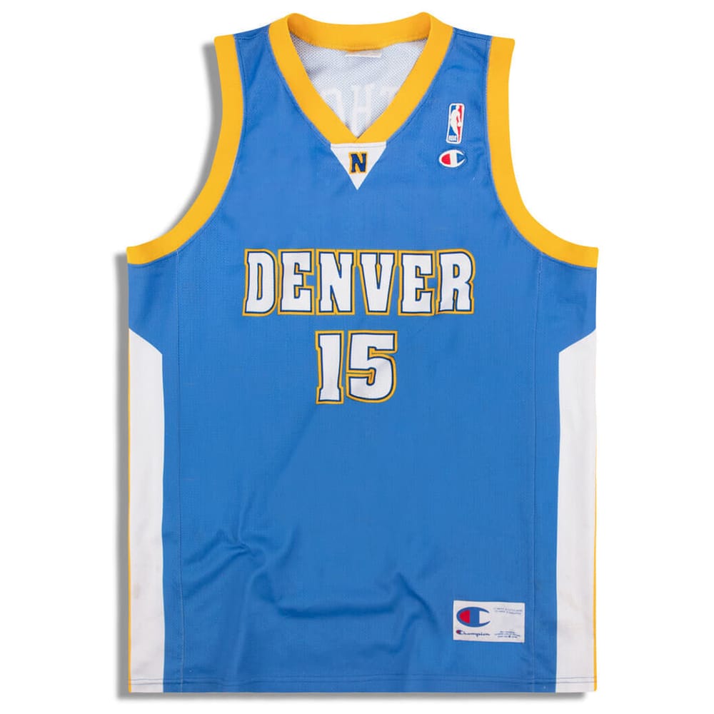 2003-10 Denver Nuggets Anthony #15 Champion Jersey (Away) Y