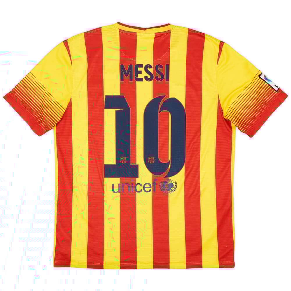 2013-15 Barcelona Away Shirt Messi #10 - 6/10 - (L)