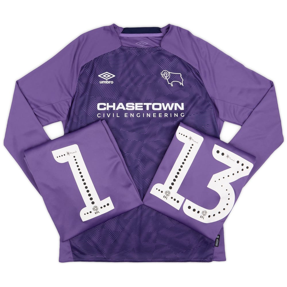 2018-19 Derby County U-21 Player Issue GK Shirt # - 9/10