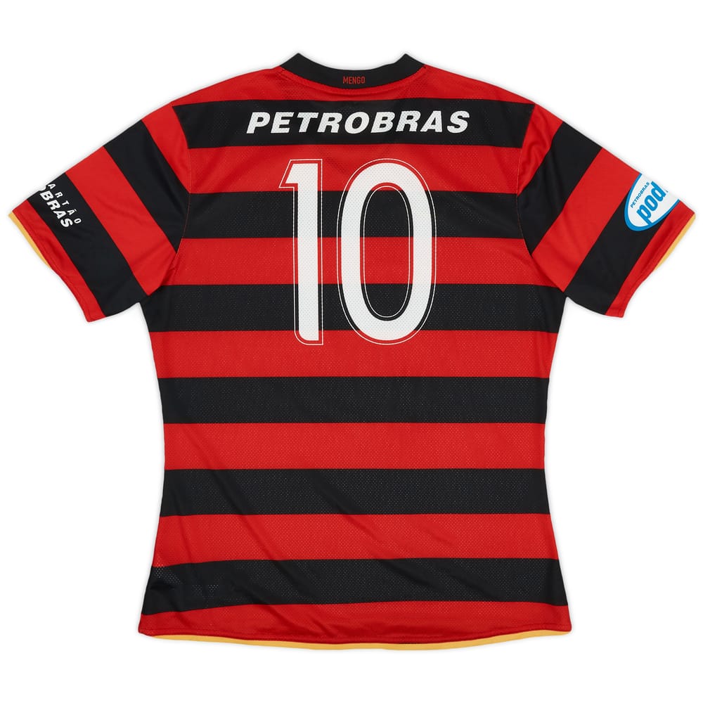 2008 Flamengo Home Shirt #10 - 9/10 - (XL)