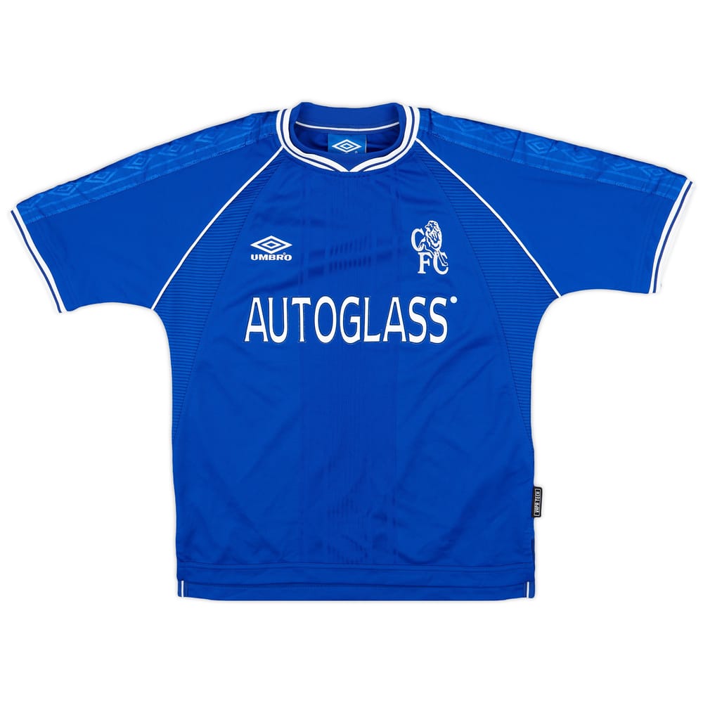 1999-01 Chelsea Home Shirt - 9/10 - (Y)