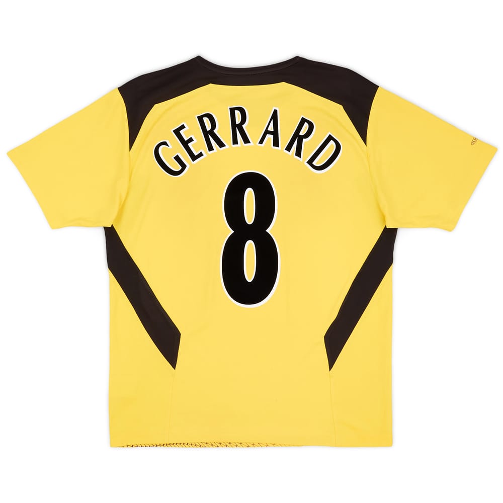 2004-06 Liverpool Away Shirt Gerrard #8 - 5/10 - (L)