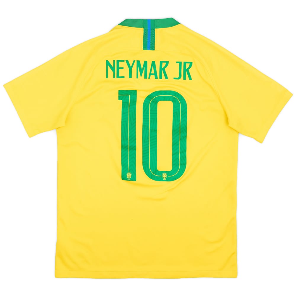 2018-19 Brazil Home Shirt Neymar Jr #10 - 5/10 - (M)