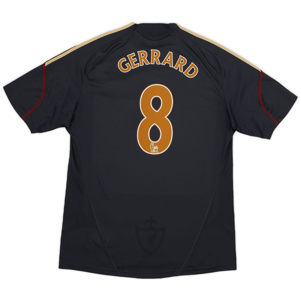 2009-10 Liverpool Away Shirt Gerrard #8 - 5/10 - (XL)