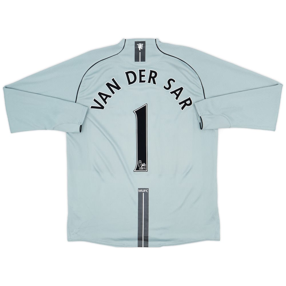 2007-08 Manchester United Player Issue GK Shirt Van Der Sar #1 - 8/10 - (XL)