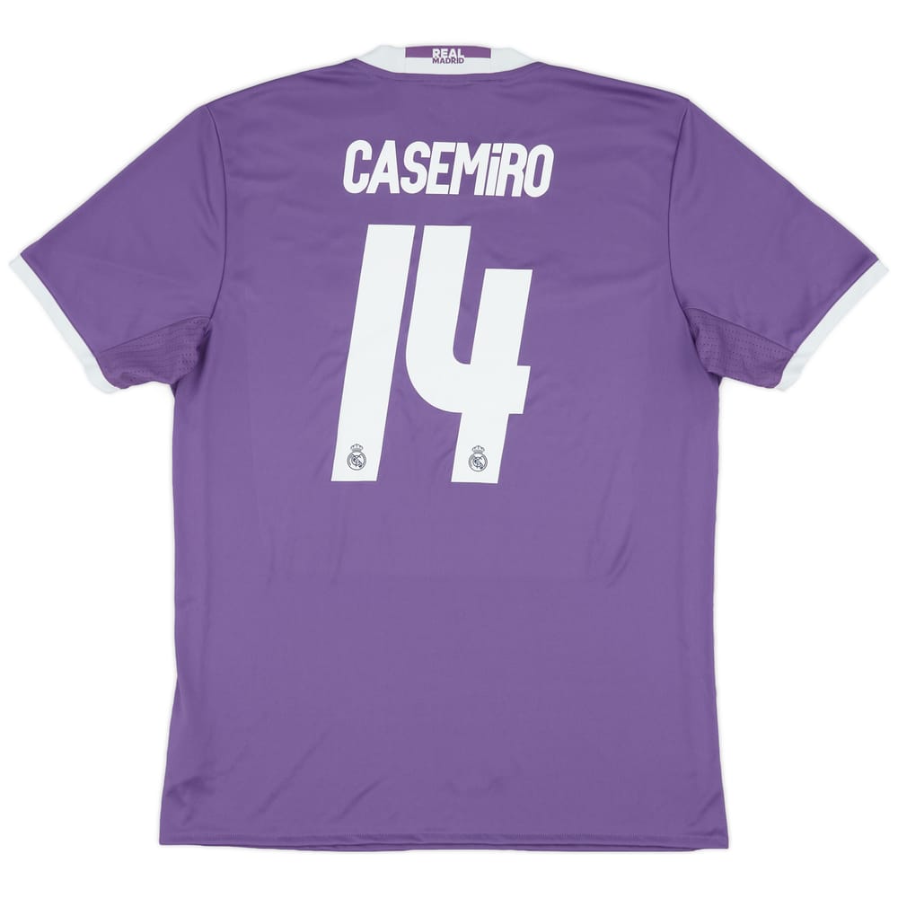 2016-17 Real Madrid Away Shirt Casemiro #14 (L)