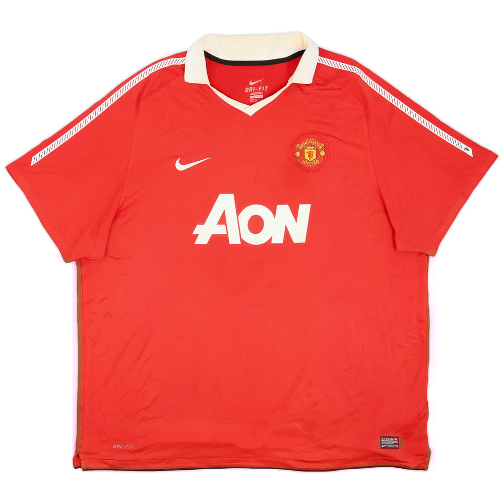 2010-11 Manchester United Home Shirt - 8/10 - (3XL)