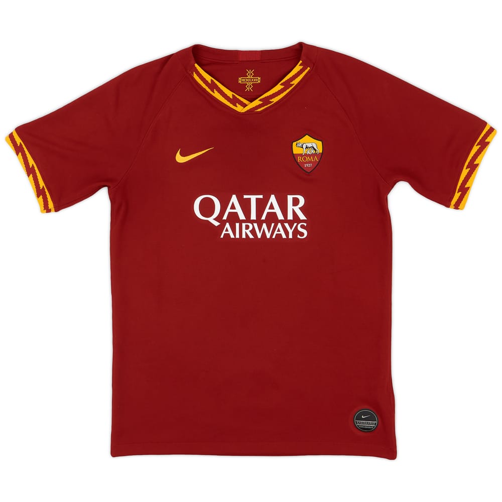 2019-20 Roma Home Shirt - 9/10 - (XL.Boys)