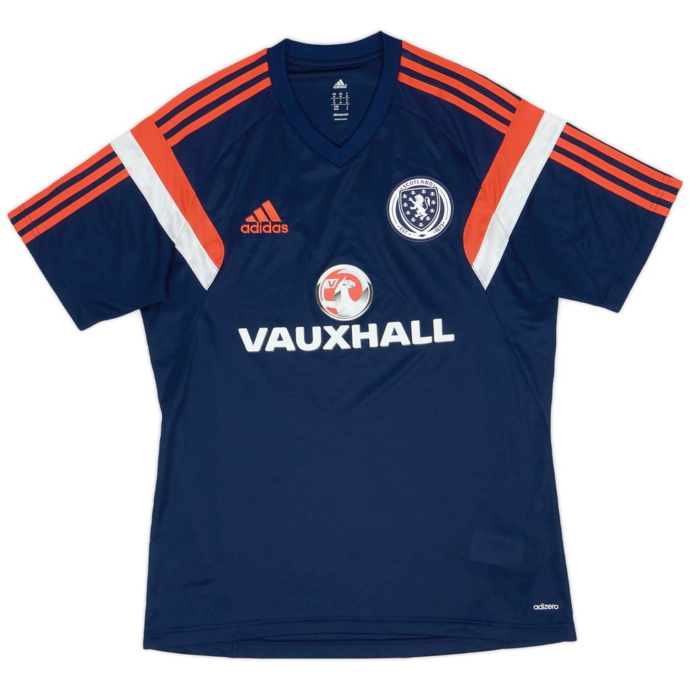 2013-14 Scotland adidas Training Shirt - 9/10 - (M)