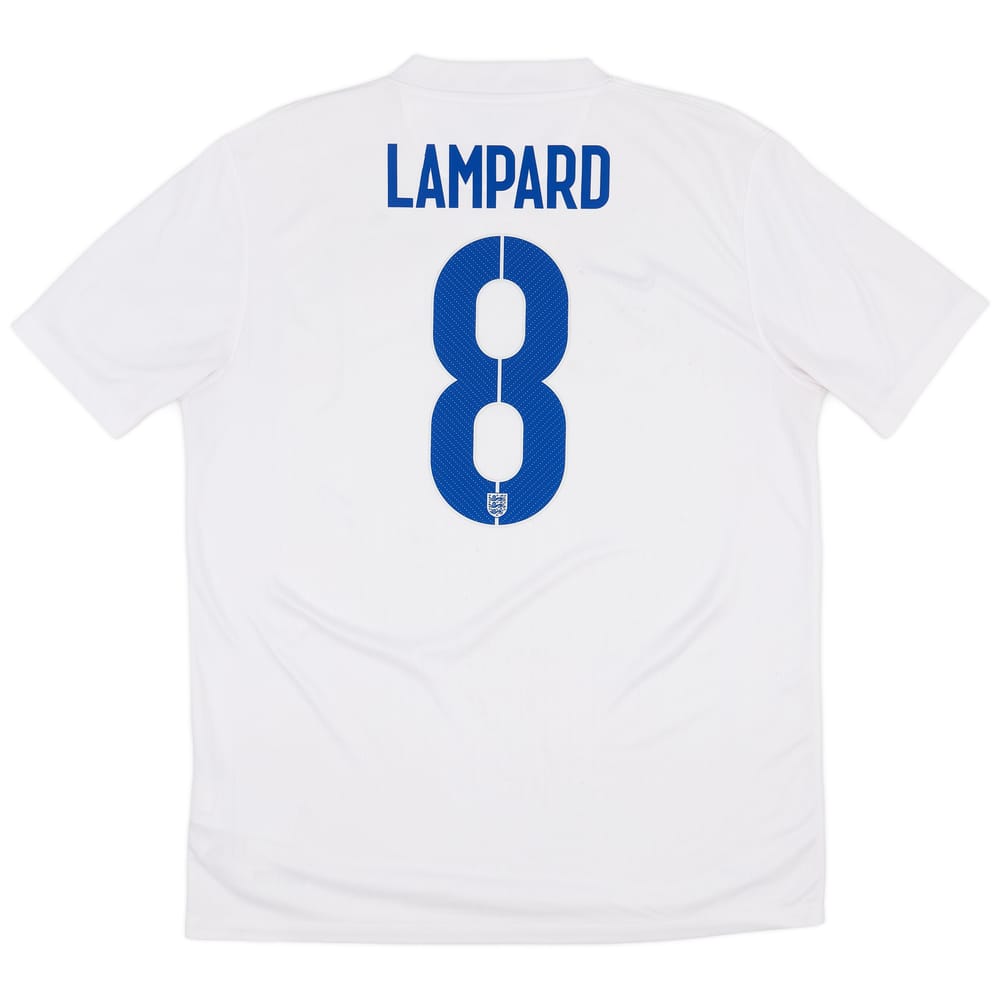 2014-15 England Home Shirt Lampard #8 - 7/10 - (L)