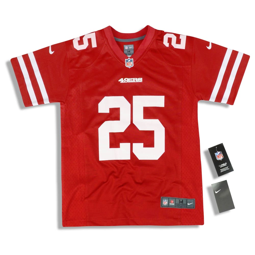 2018 San Francisco 49ers Sherman #25 Nike Game Jersey (Home) Y - W/Tags