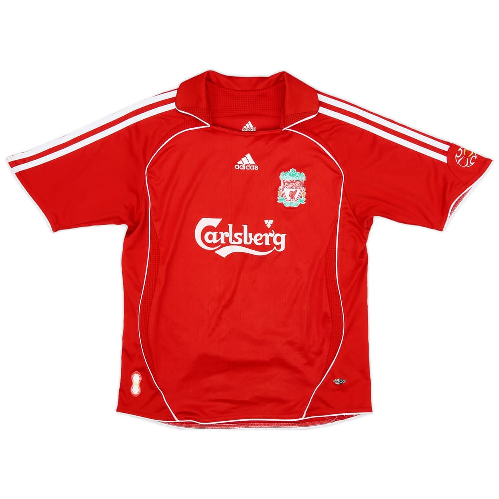 2006-08 Liverpool Home Shirt - 7/10 - (M.Boys)