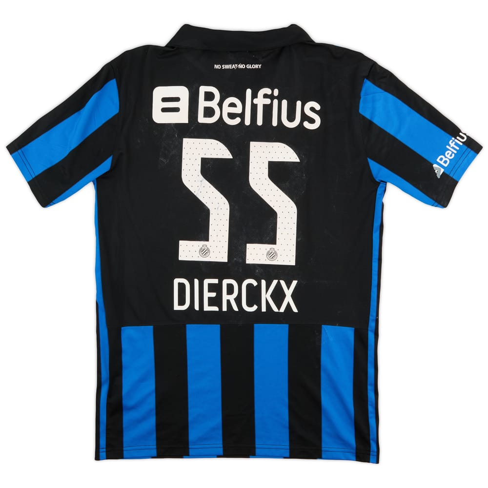 2013-14 Club Brugge Home Shirt Dierckx #55 - 4/10 - (M)