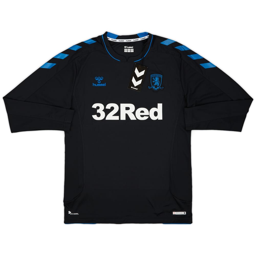 2018-19 Middlesbrough Away L/S Shirt (M)