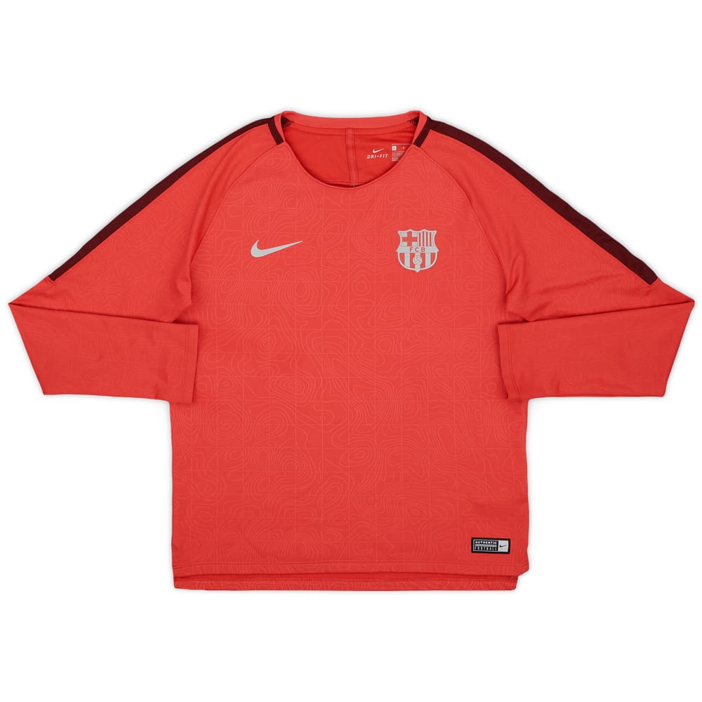 2018-19 Barcelona Nike Training L/S Shirt - 9/10 - (L.Boys)