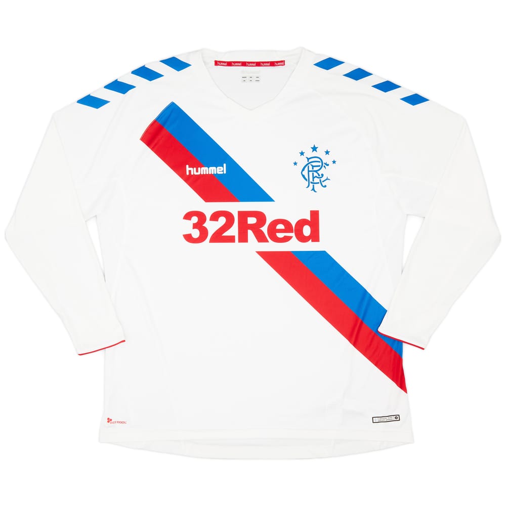 2018-19 Rangers Away L/S Shirt - 9/10 - (3XL)