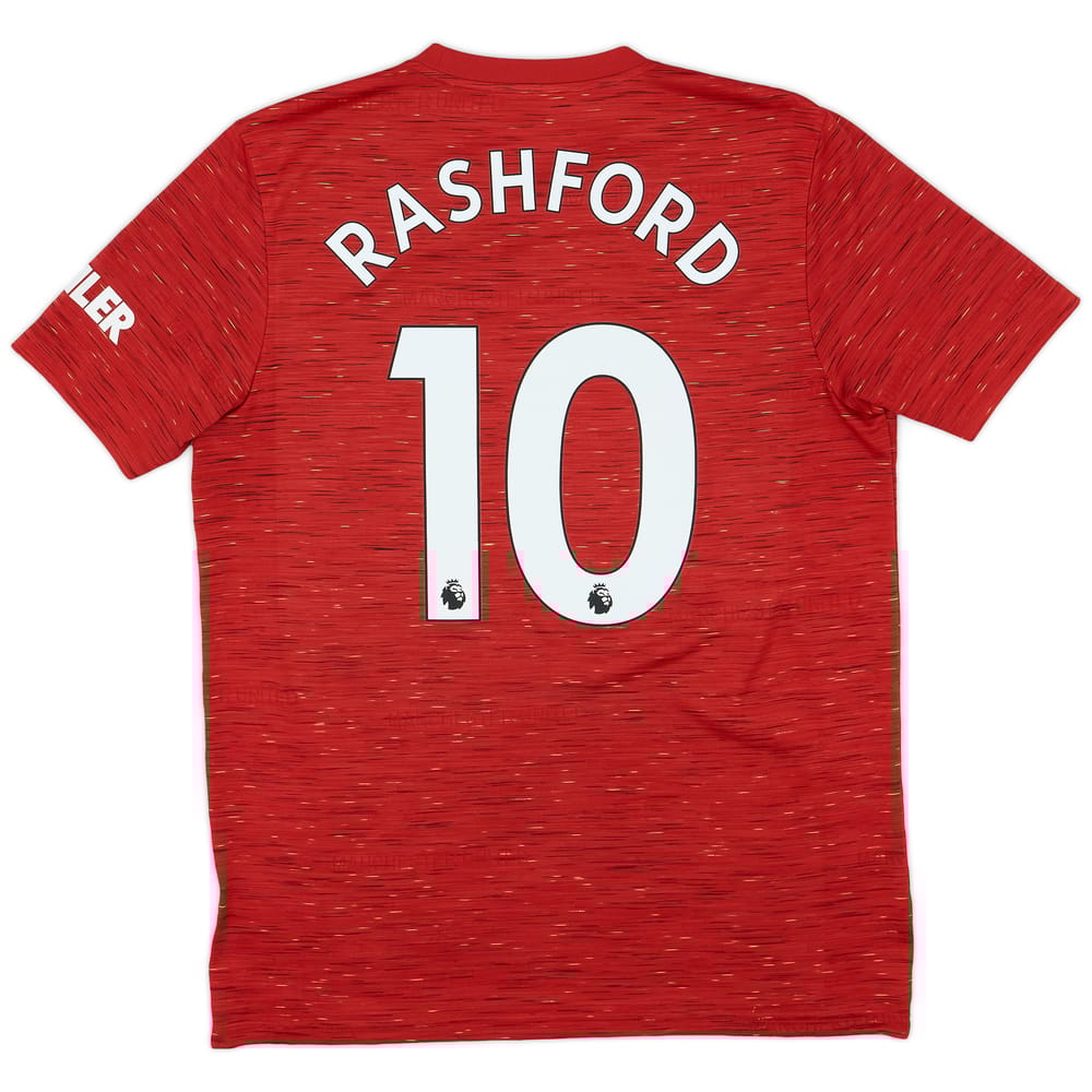 2020-21 Manchester United Home Shirt Rashford #10 - 5/10 - (L)