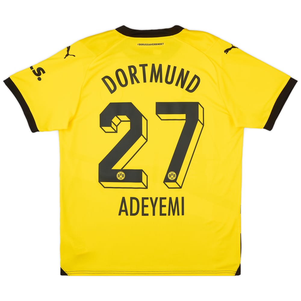 2023-24 Borussia Dortmund Home Shirt Adeyemi #27