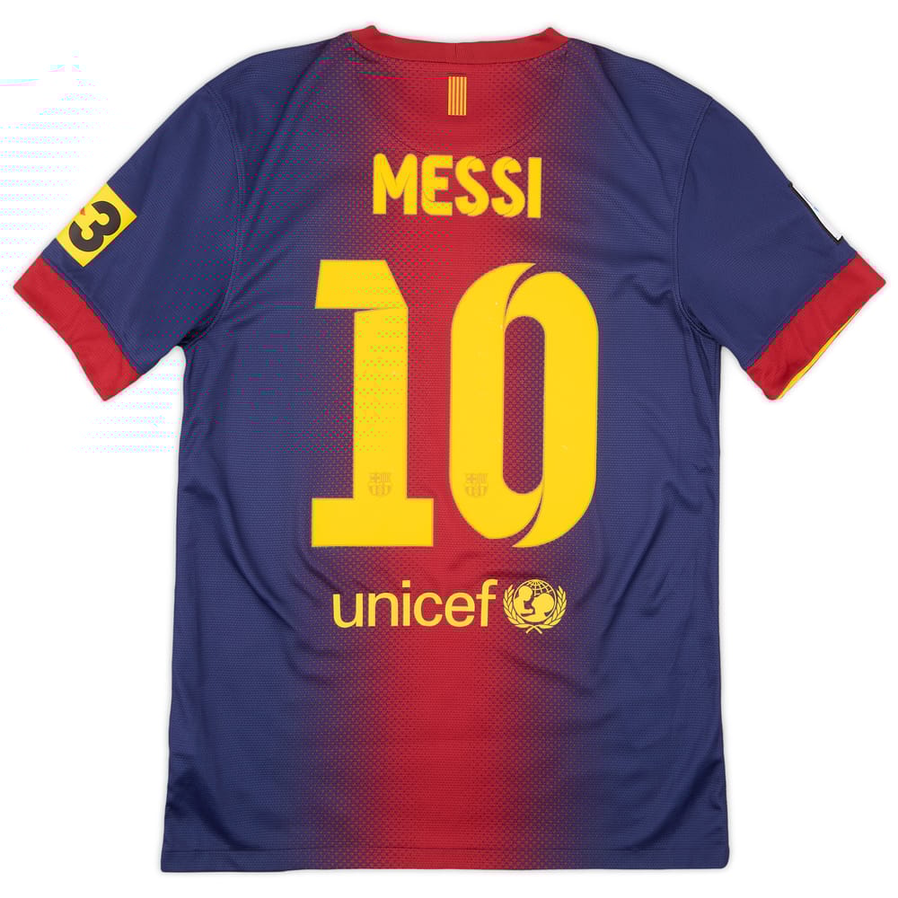 2012-13 Barcelona Home Shirt Messi #10 - 8/10 - (S)