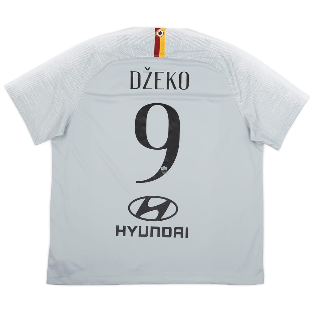 2018-19 Roma Away Shirt Dzeko #9 - 8/10 - (XXL)