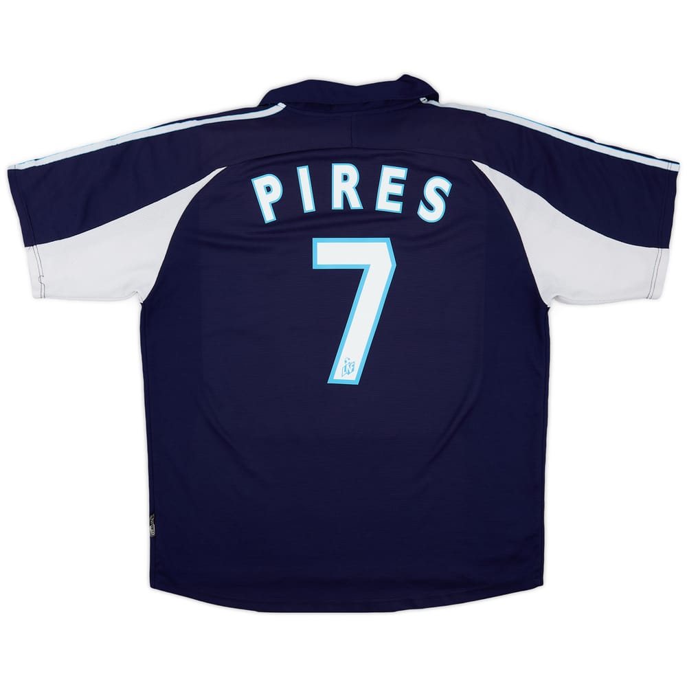1999-00 Olympique Marseille Away Shirt Pires #7 - 8/10 - (XL)