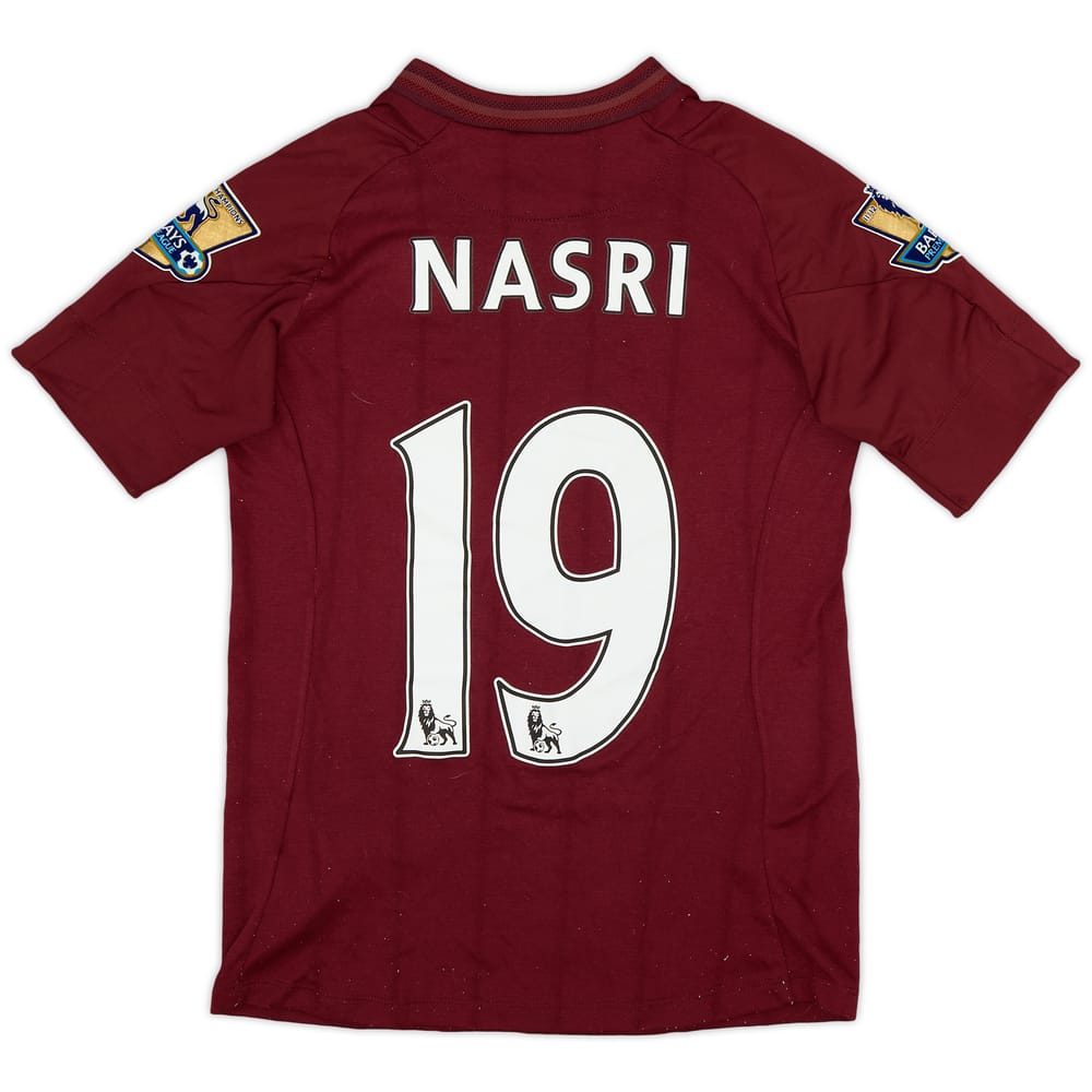 2012-13 Manchester City Away Shirt Nasri #19 - 8/10 - (L.Boys)