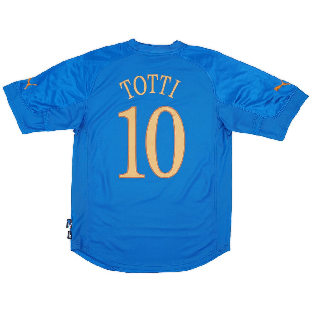 2004-06 Italy Home Shirt Totti #10 - 8/10 - (XL)