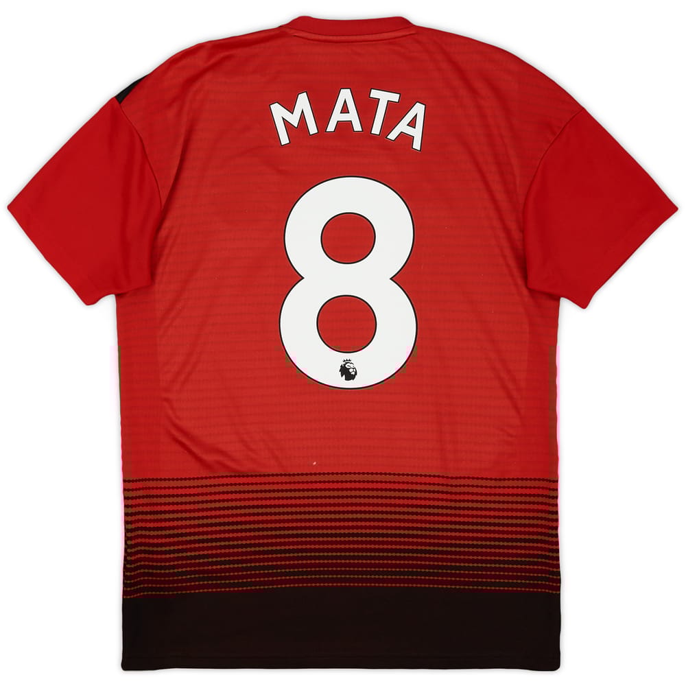 2018-19 Manchester United Home Shirt Mata #8 - 9/10 - (S)
