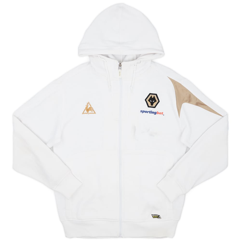 2009-10 Wolves Le Coq Sportif Zipped Hooded Top - 7/10 - (L)
