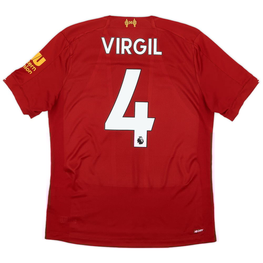 2019-20 Liverpool Home Shirt Virgil #4 - 5/10 - (S)