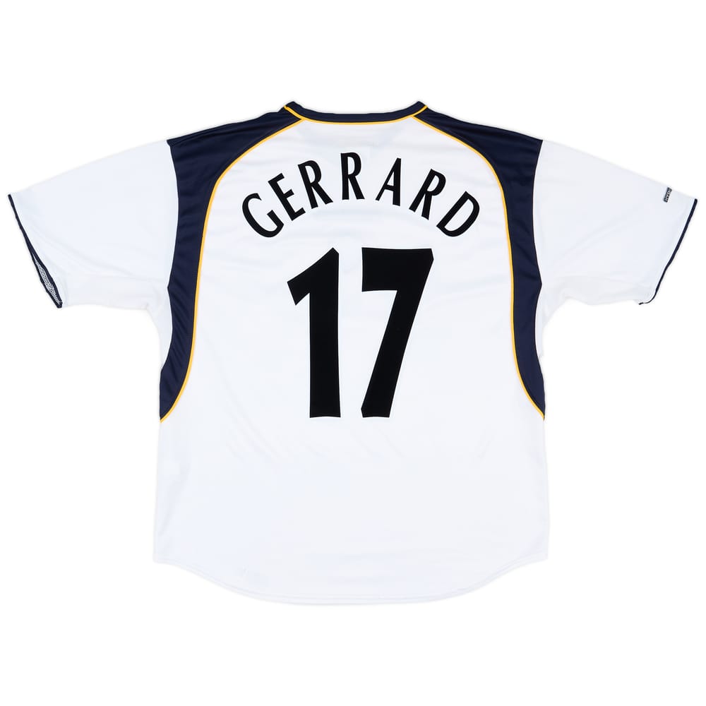 2001-03 Liverpool Away Shirt Gerrard #17 - 6/10 - (L)