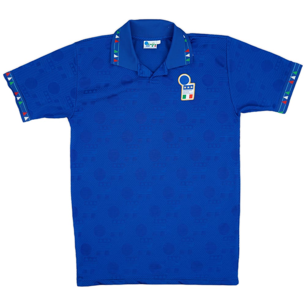 1994 Italy Home Shirt #10 (Baggio) - 6/10 - (M)