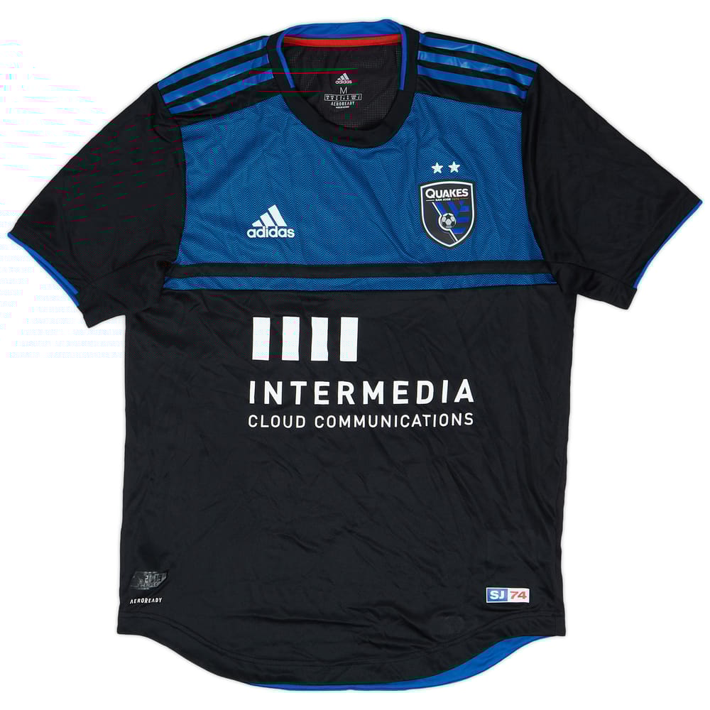 2019-20 San Jose Earthquakes Authentic Home Shirt - 9/10 - (M)
