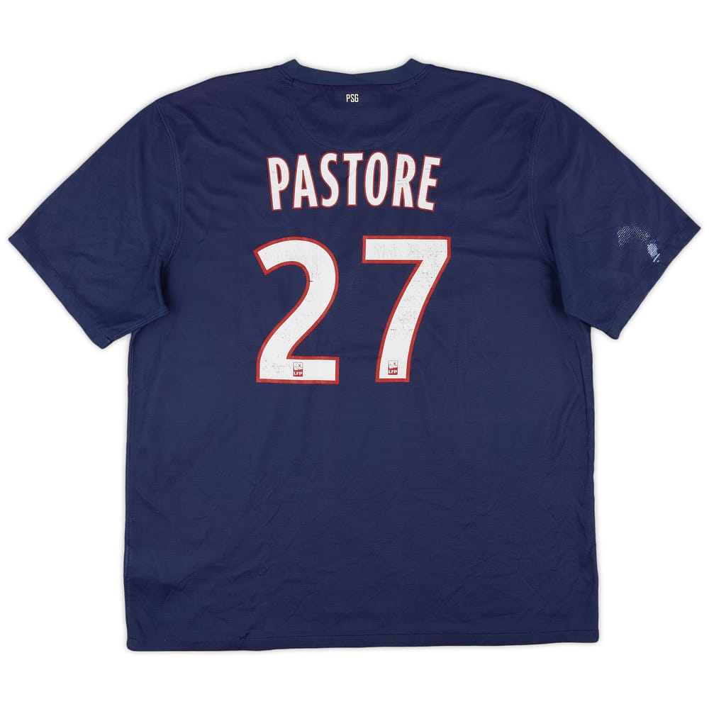 2012-13 Paris Saint-Germain Home Shirt Pastore #27 - 5/10 - (XL)