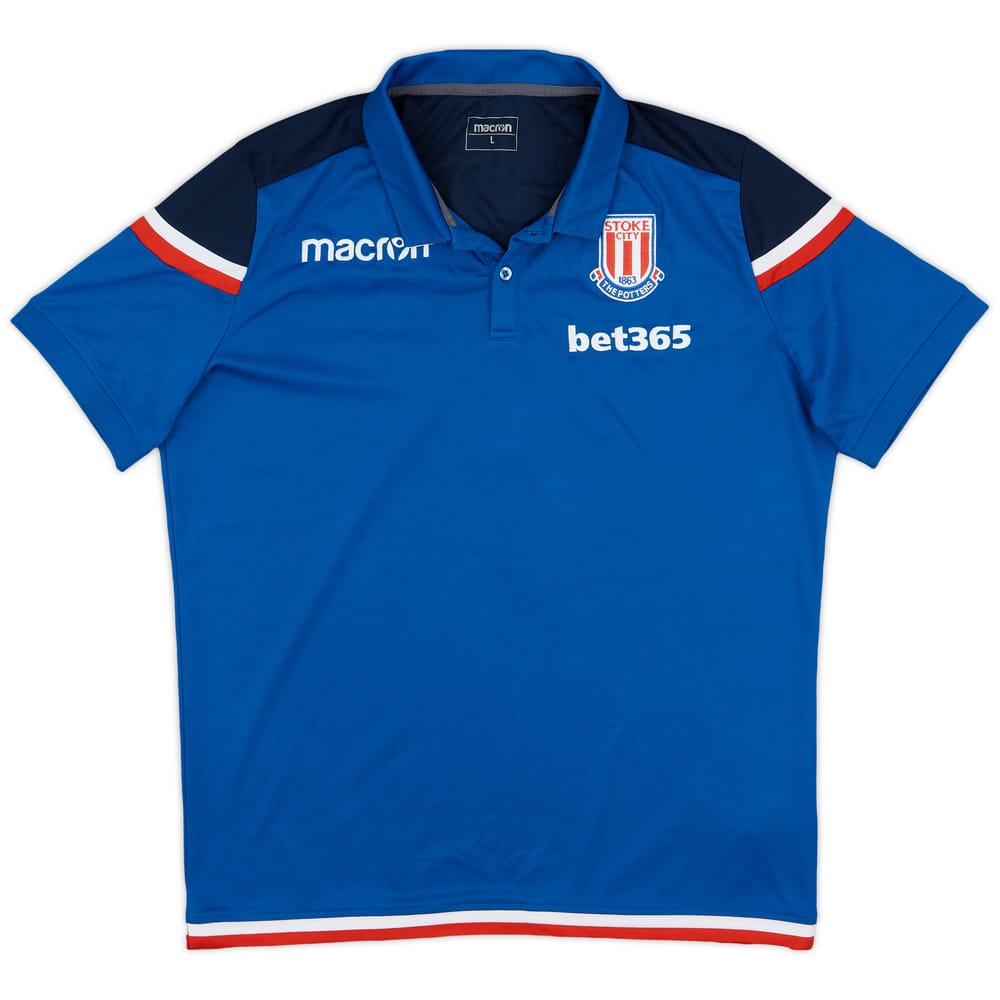 2017-18 Stoke City Macron Training Shirt - 9/10 - (L)