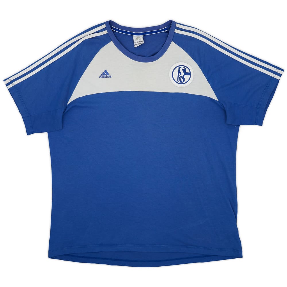 2012-13 Schalke adidas Cotton Tee - 5/10 - (XXL)
