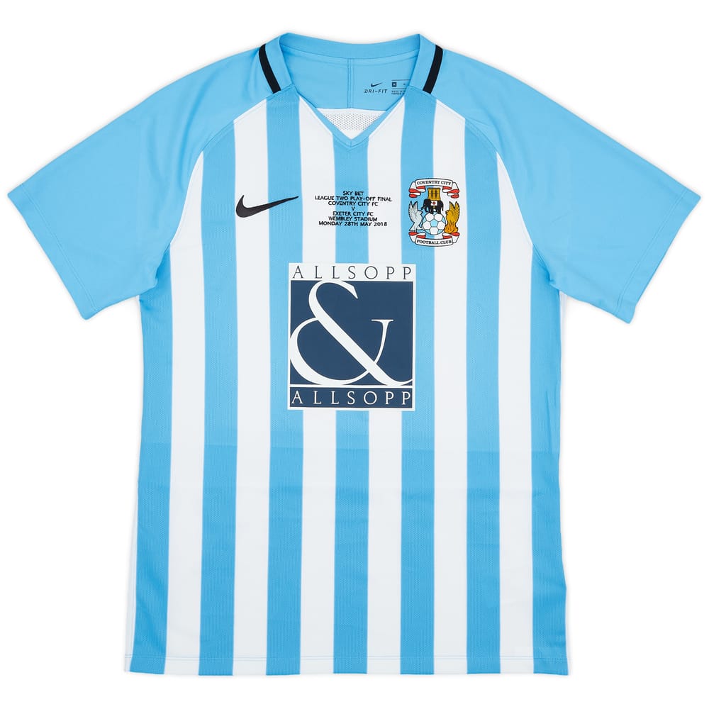2017-18 Coventry 'Play-Off Final' Shirt - 8/10 - (M)