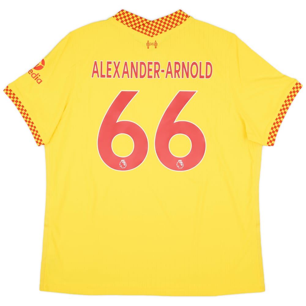 2021-22 Liverpool Authentic Third Shirt Alexander-Arnold #66 (XXL)